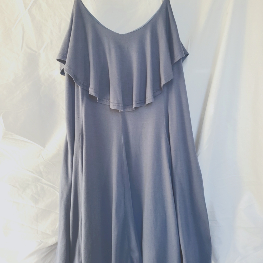 Women's She + Sky Baby Blue Sundress Size Large